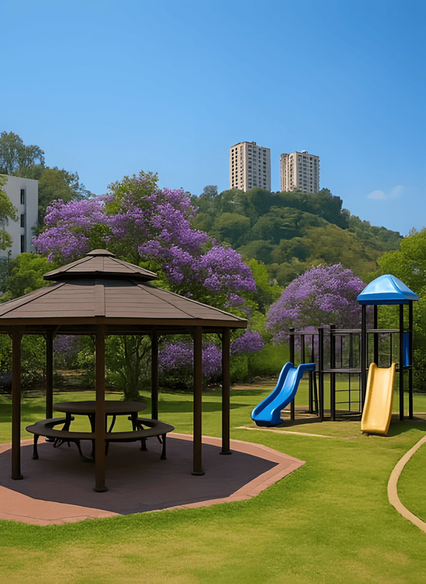 Áreas recreativas y jardines